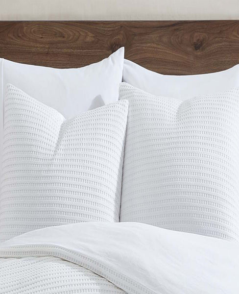 White Waffle Pillow Cover, Sizes Available 