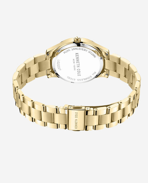 Classic Dress Watch with Stainless Steel Bracelet Kenneth Cole