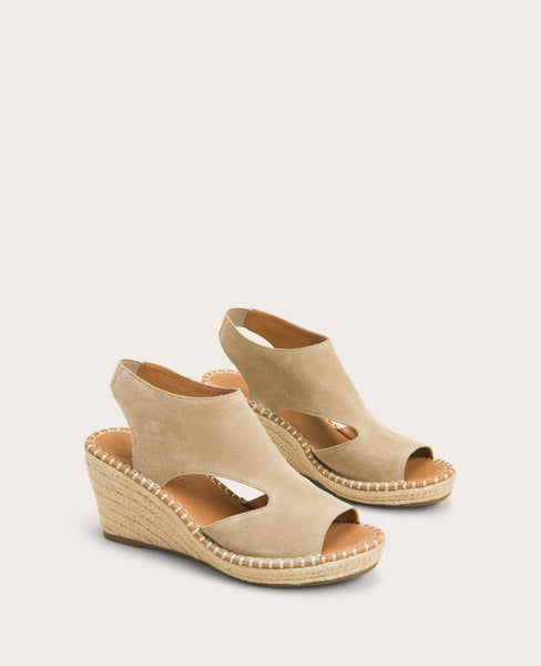 Daffodil espadrille wedge shops sandal