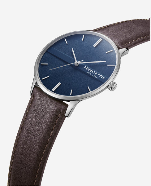 Kenneth cole outlet watches leather strap