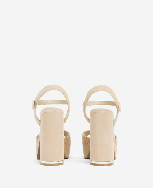 Dolly Ankle Strap Platform Heeled Sandal