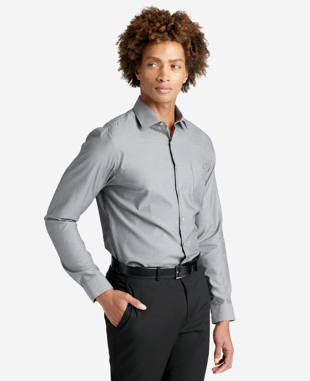 Kenneth Cole Men's Big & Tall Dress Shirt Big and Tall Solid