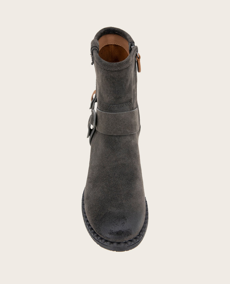 GENTLE SOULS - Barker Suede Moto Boot