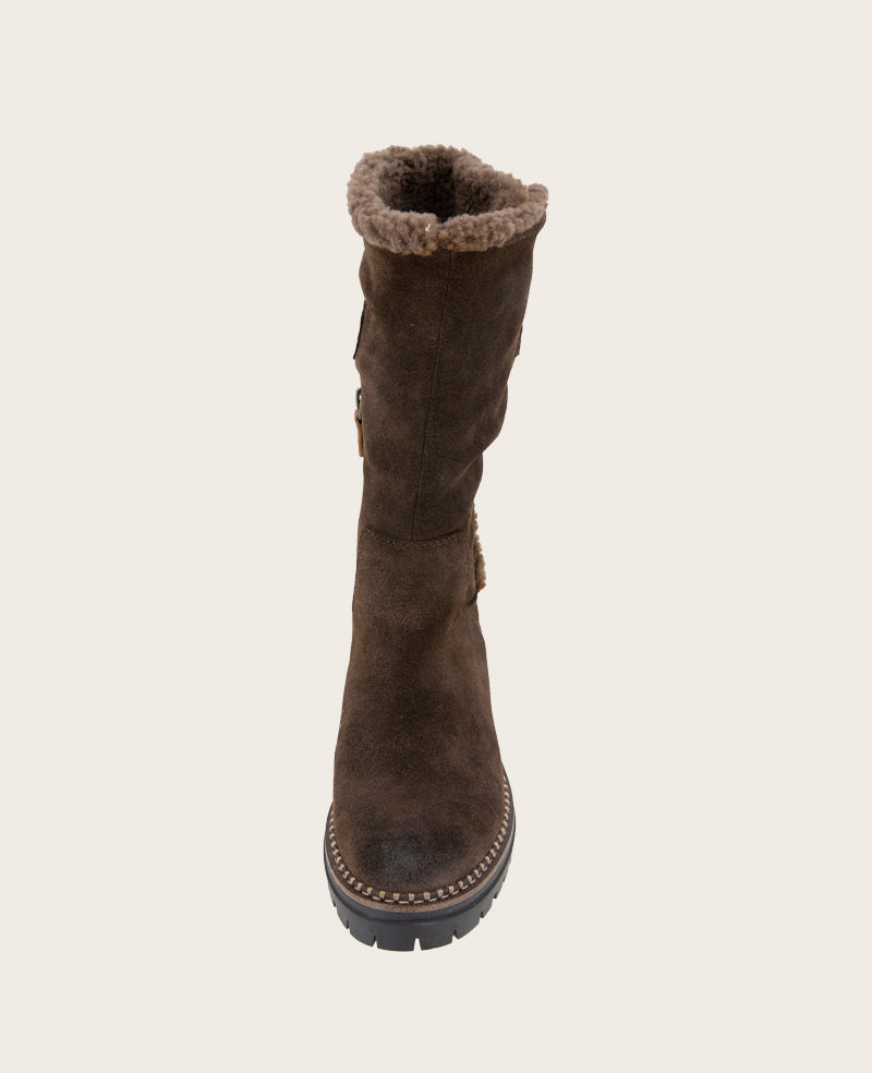 GENTLE SOULS - Bradford Suede Sherpa Lined Boot