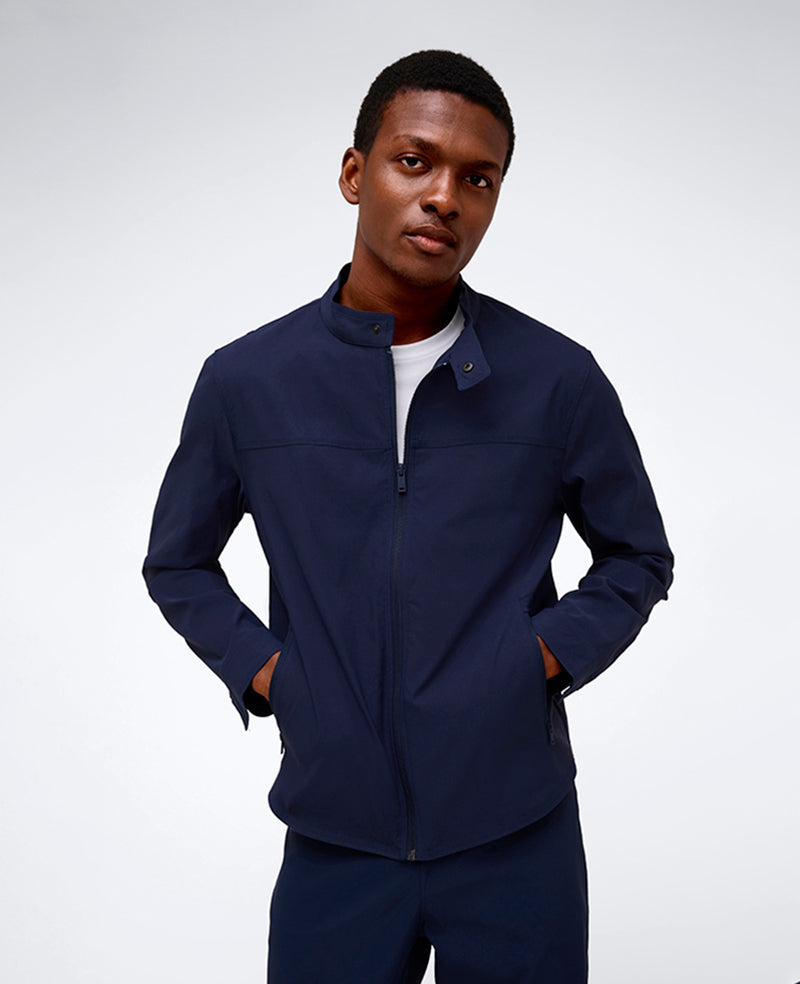 Navy blue utility jacket hotsell