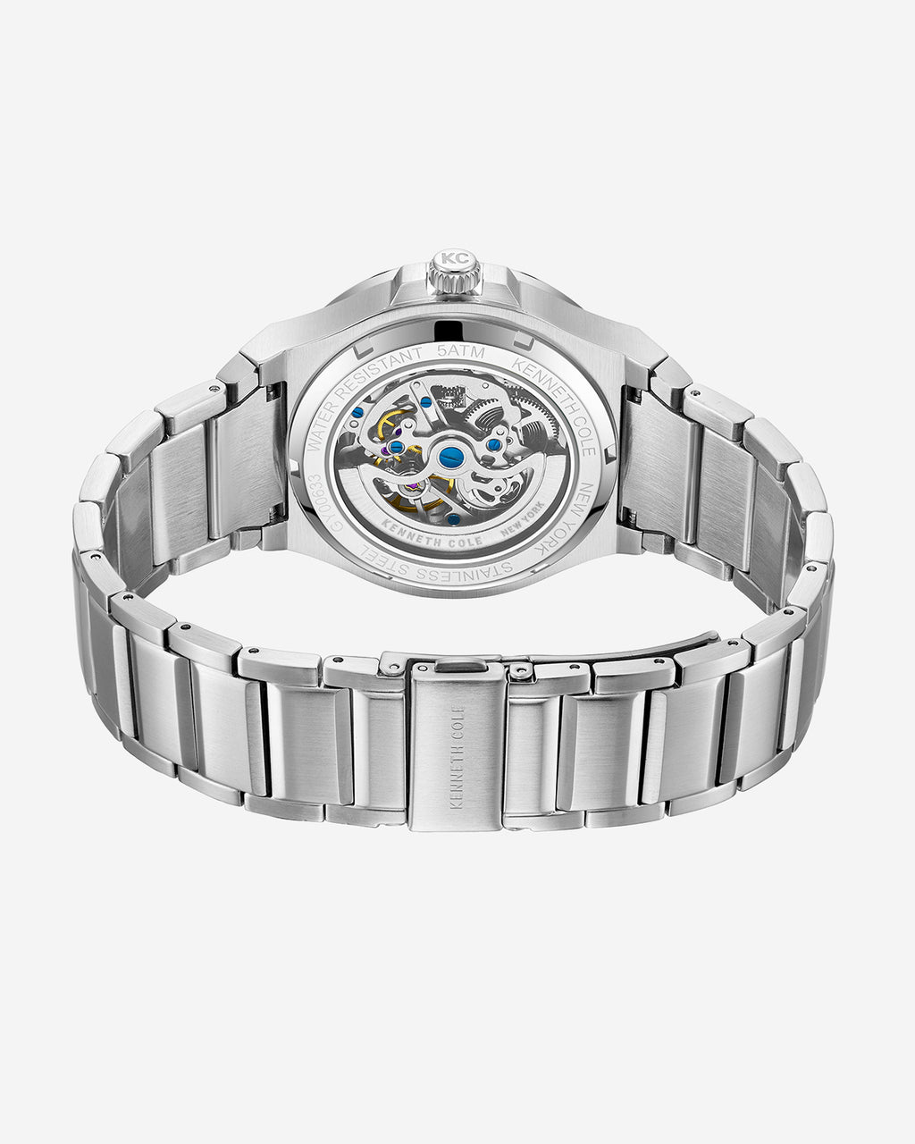 Kenneth Cole Automatic Tinged Glass Bracelet Watch