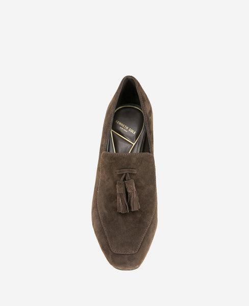 Nova Suede Heel Loafer