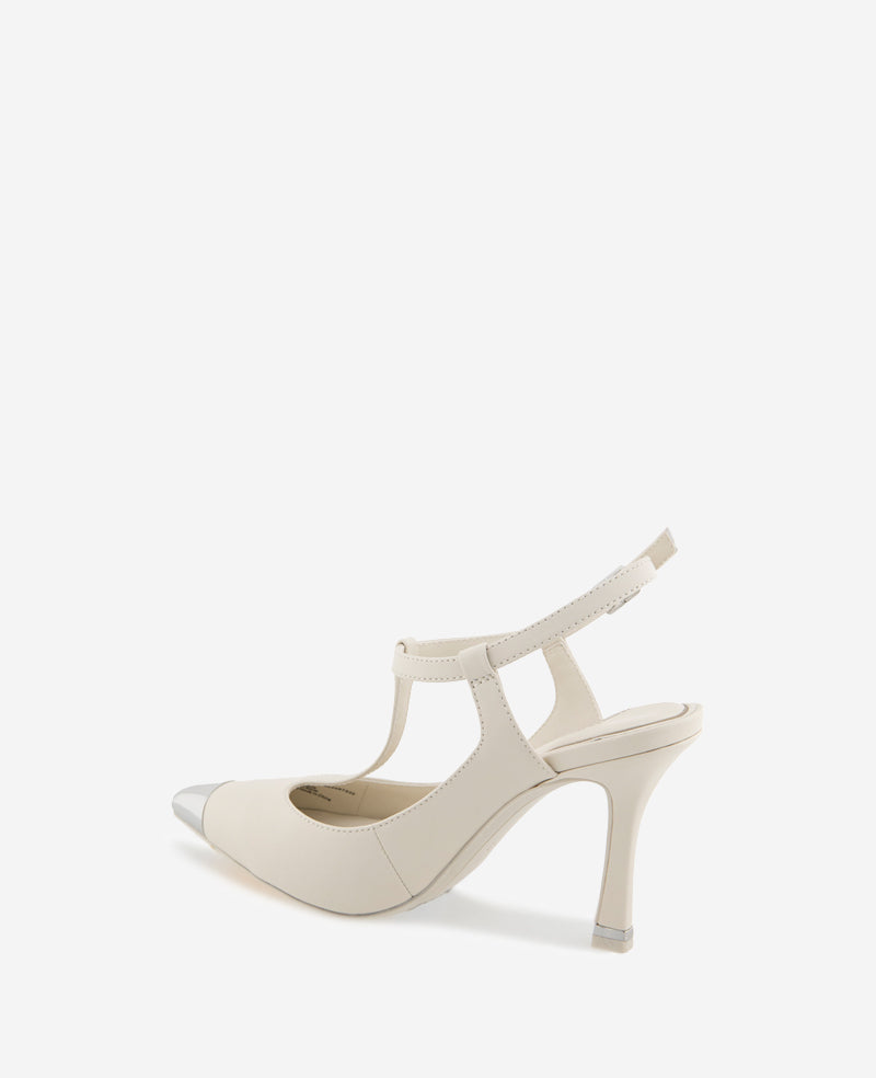 Romi T-Strap Leather Pump