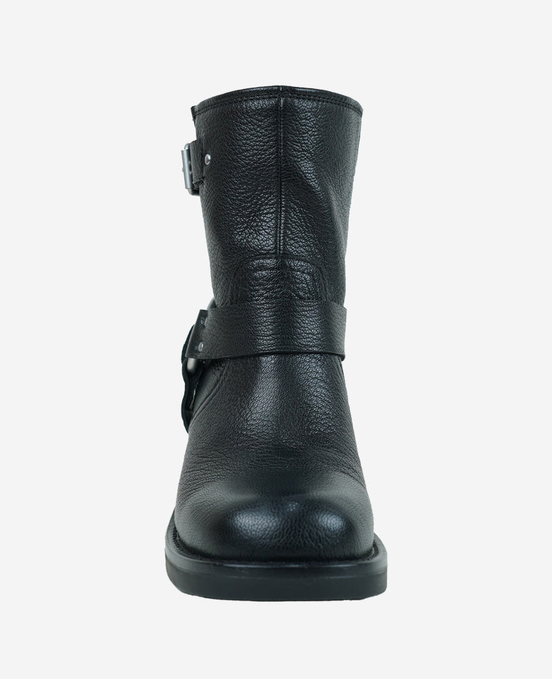 Stride Leather Buckle Moto Boot Kenneth Cole