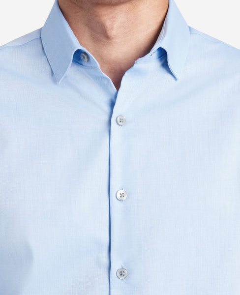 Slim-Fit Button-Down Stretch Dress Shirt with TEK FIT | Kenneth Cole