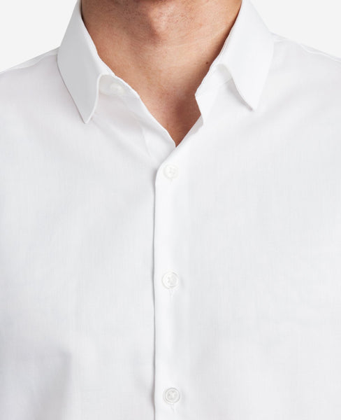 Slim-Fit Button-Down Stretch Dress Shirt with TEK FIT | Kenneth Cole