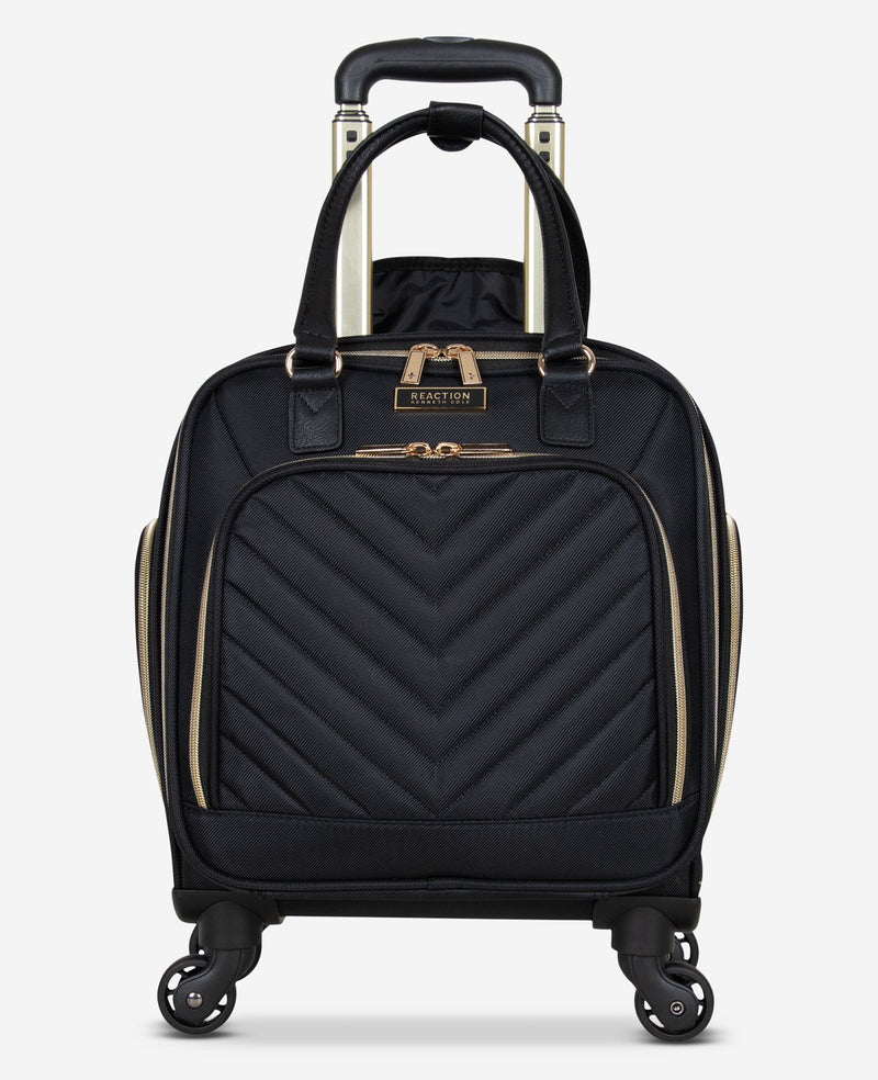 Chelsea 17-Inch Carry-On Chevron Quilted Underseater Suitcase | Kenneth Cole