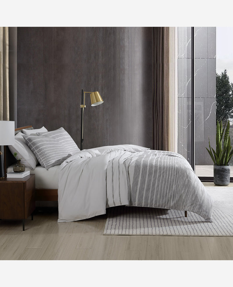 Abstract Stripe Comforter Sham Set Kenneth Cole