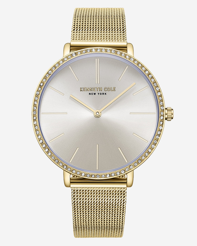 Pura Female Silver Analog Mesh Watch 1502696 – Just In Time