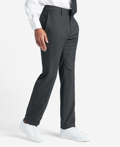 Premium Stretch Twill Slim-Fit Flex Waistband Dress Pant | Kenneth