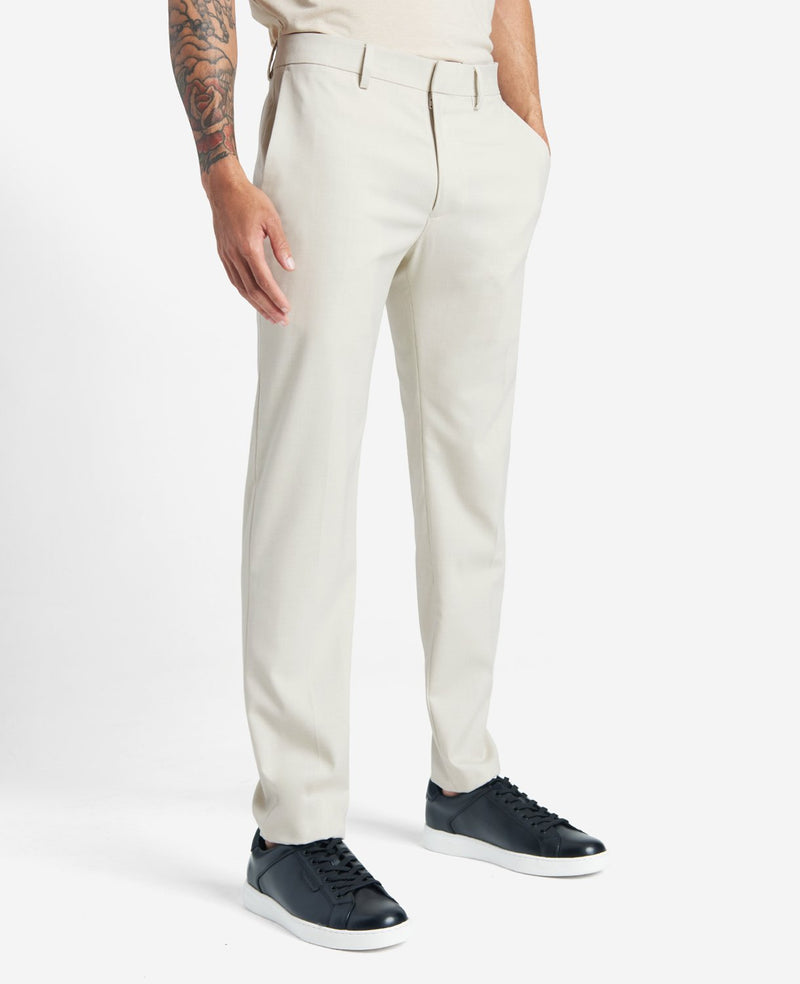 Kenneth Cole Reaction Grey Slim Straight High Rise Trouser Pants