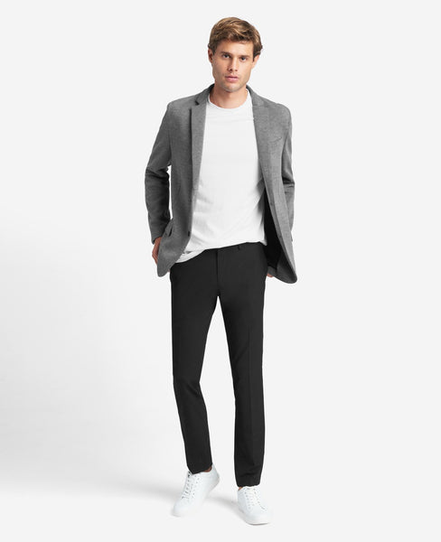 Stretch Solid Skinny-Fit Flex Waistband Dress Pant | Kenneth Cole